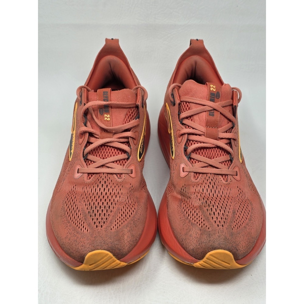Brooks Glycerin 22 Burnt Sienna/Orange Running Shoes Mens Size 12 110445 1D 637 - Picture 7 of 13